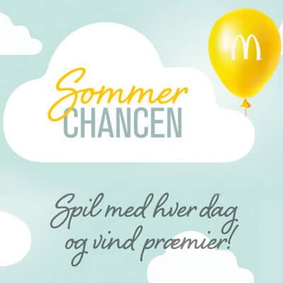 Etna købmand Postkort Sommerchancen fra McDonalds er tilbage - spil med i SommerChancen